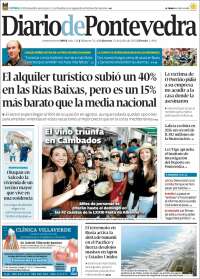 Portada de Diario de Pontevedra (España)