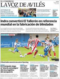 Portada de El Comercio - Avilés (España)