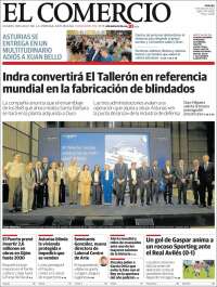 Portada de El Comercio - Gijón (España)