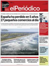Portada de El Periódico (España)