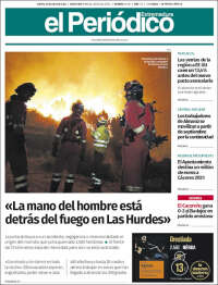 Portada de El Periódico de Extremadura (España)