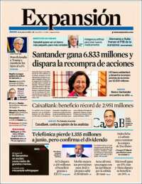 Portada de Expansión (España)