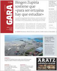 Portada de Gara (España)