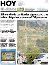 Portada de Hoy - Caceres (España)