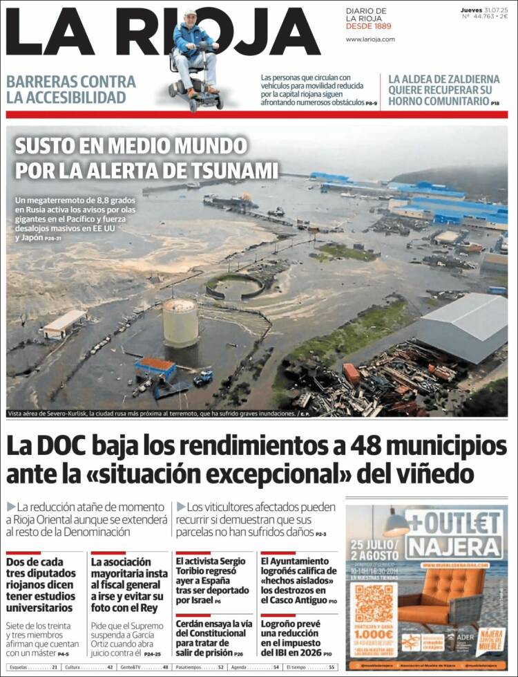 Portada de La Rioja (Espagne)