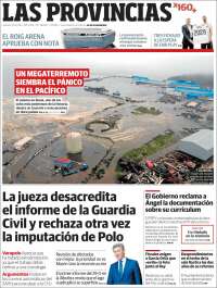 Portada de Las Provincias (España)