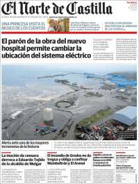 Portada de Norte de Castilla - Palencia (España)
