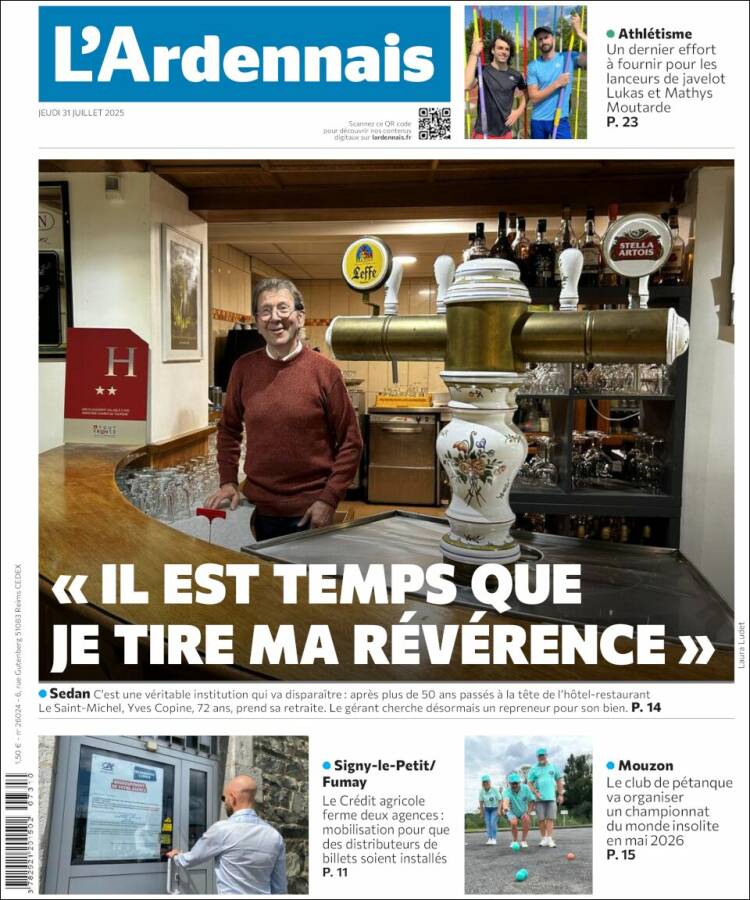Portada de L'Ardenais (France)