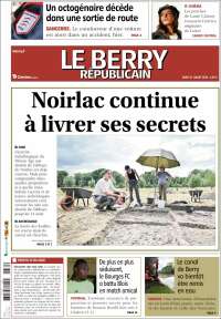 Portada de Berry Republicain (Francia)