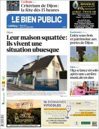 Portada de Le Bien Public (Francia)