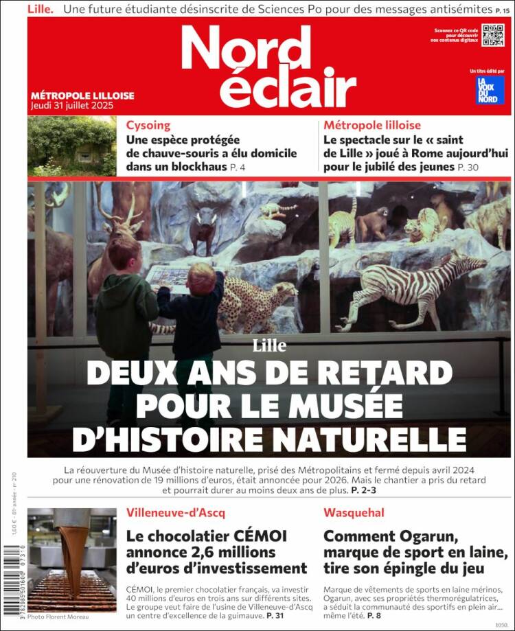 Portada de Nord Éclair (Francia)