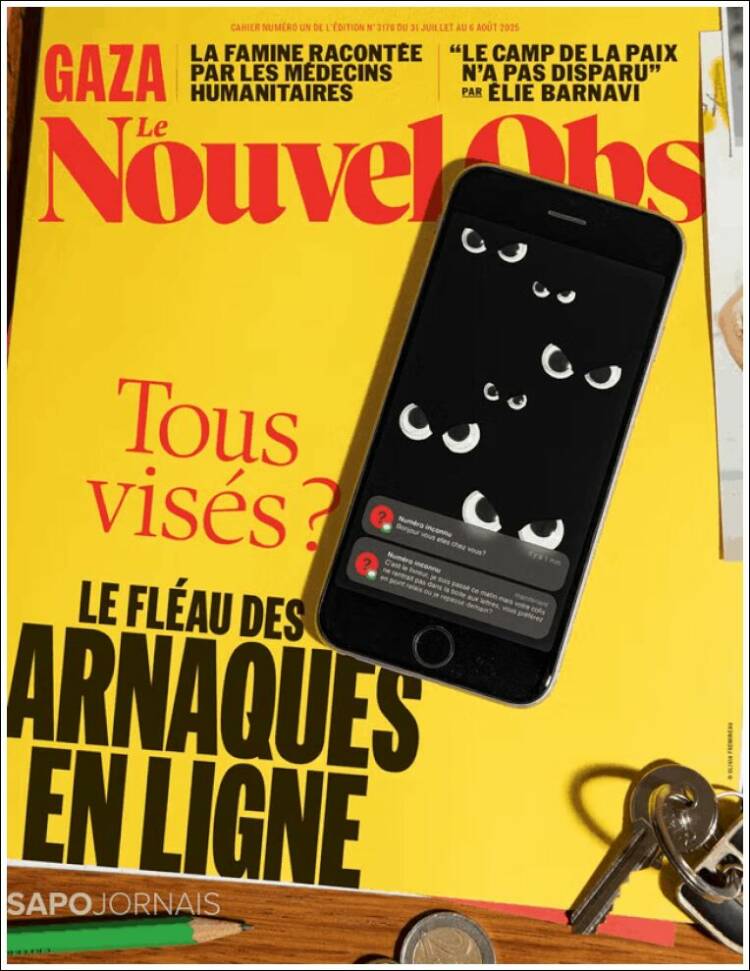 Portada de Le Nouvel Observateur (Francia)