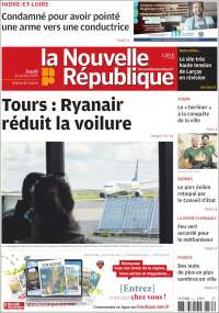 Portada de La Nouvelle Republique (Francia)
