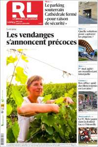 Portada de Le Republicain Lorrain (Francia)