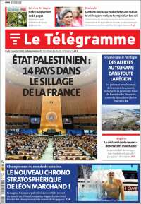 Portada de Télégramme (Francia)