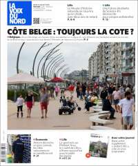 Portada de La Voix du Nord (Francia)