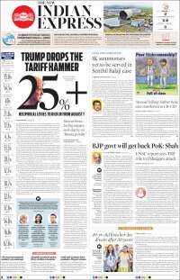 Portada de New Indian Express (India)