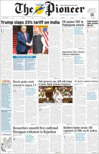Portada de The Pioneer (India)