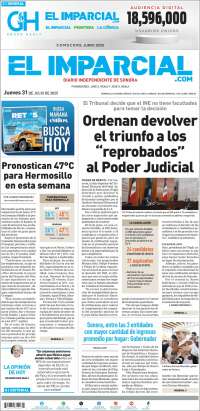 Portada de El Imparcial (México)