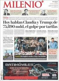 Portada de Milenio (Mexico)