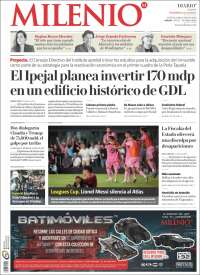 Portada de Milenio - Jalisco (Mexico)