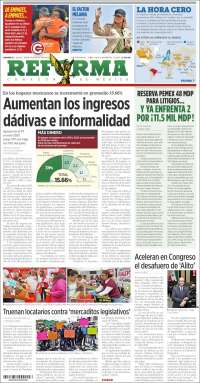 Portada de Reforma (Mexico)