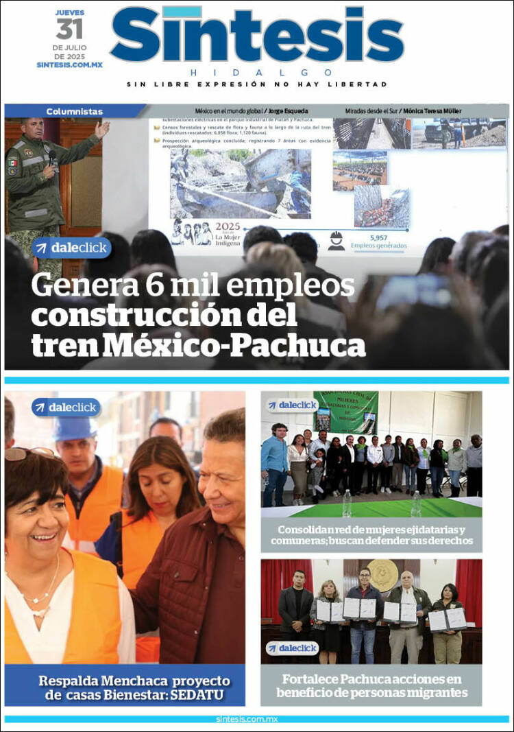 Portada de Sistesis - Hidalgo (Mexico)