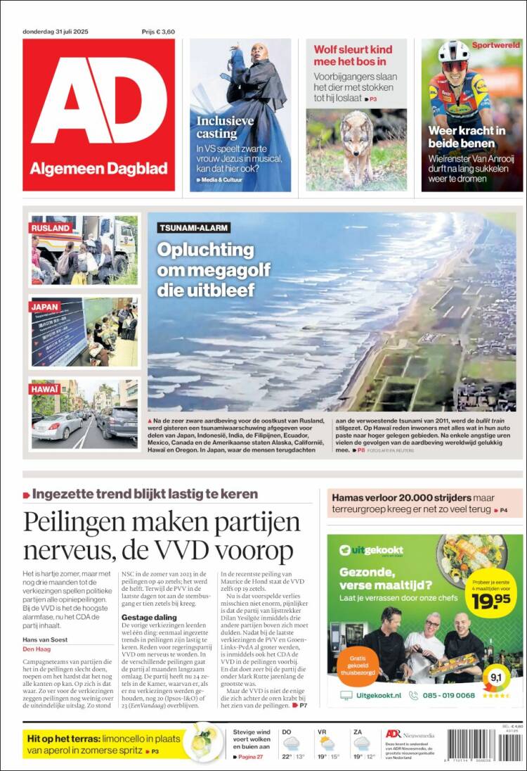 Portada de AD (Pays-Bas)