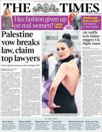 Portada de The Times (Reino Unido)