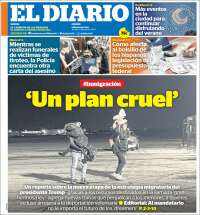 Portada de El Diario NY (USA)