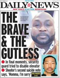 Portada de Daily News - New York (USA)