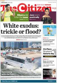 Portada de The Citizen (Sudáfrica)