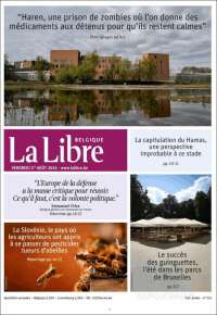 Portada de La Libre.be (Belgique)