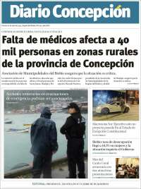 Portada de Diario de Concepción (Chili)