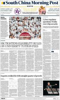 Portada de South China Morning Post (Chine)