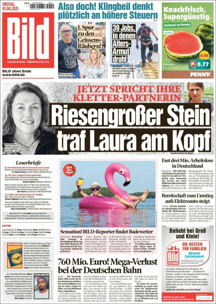 Portada de Bild (Alemania)