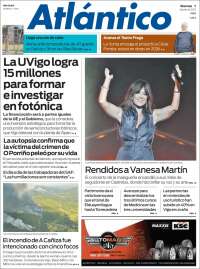 Portada de Atlántico Diario (España)