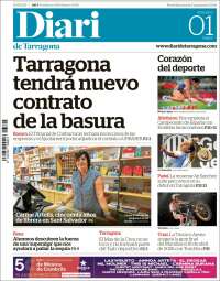 Portada de Diari de Tarragona (España)
