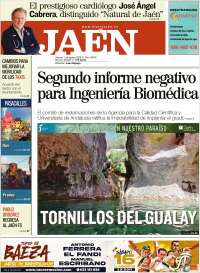 Portada de Diario Jaén (Spain)