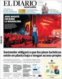 Portada de El Diario Montañés (España)