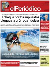 Portada de El Periódico (Spain)