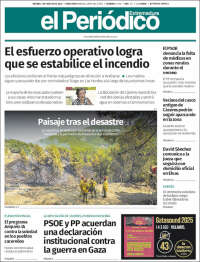 Portada de El Periódico de Extremadura (España)