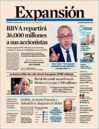 Portada de Expansión (España)