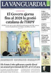 Portada de La Vanguardia (Spain)