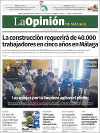 Portada de La Opinión de Málaga (Spain)