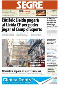 Portada de Segre (España)