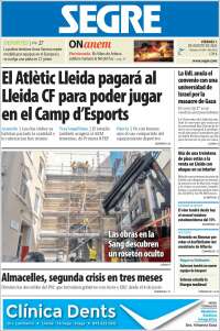 Portada de Segre  (España)