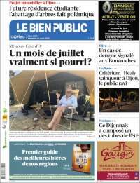 Portada de Le Bien Public (Francia)