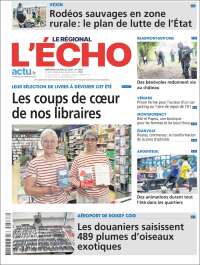 Portada de L'Echo de la Haute-Vienne (Francia)
