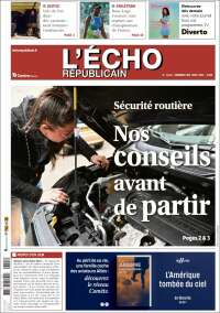 Portada de L'Echo Républicain (France)